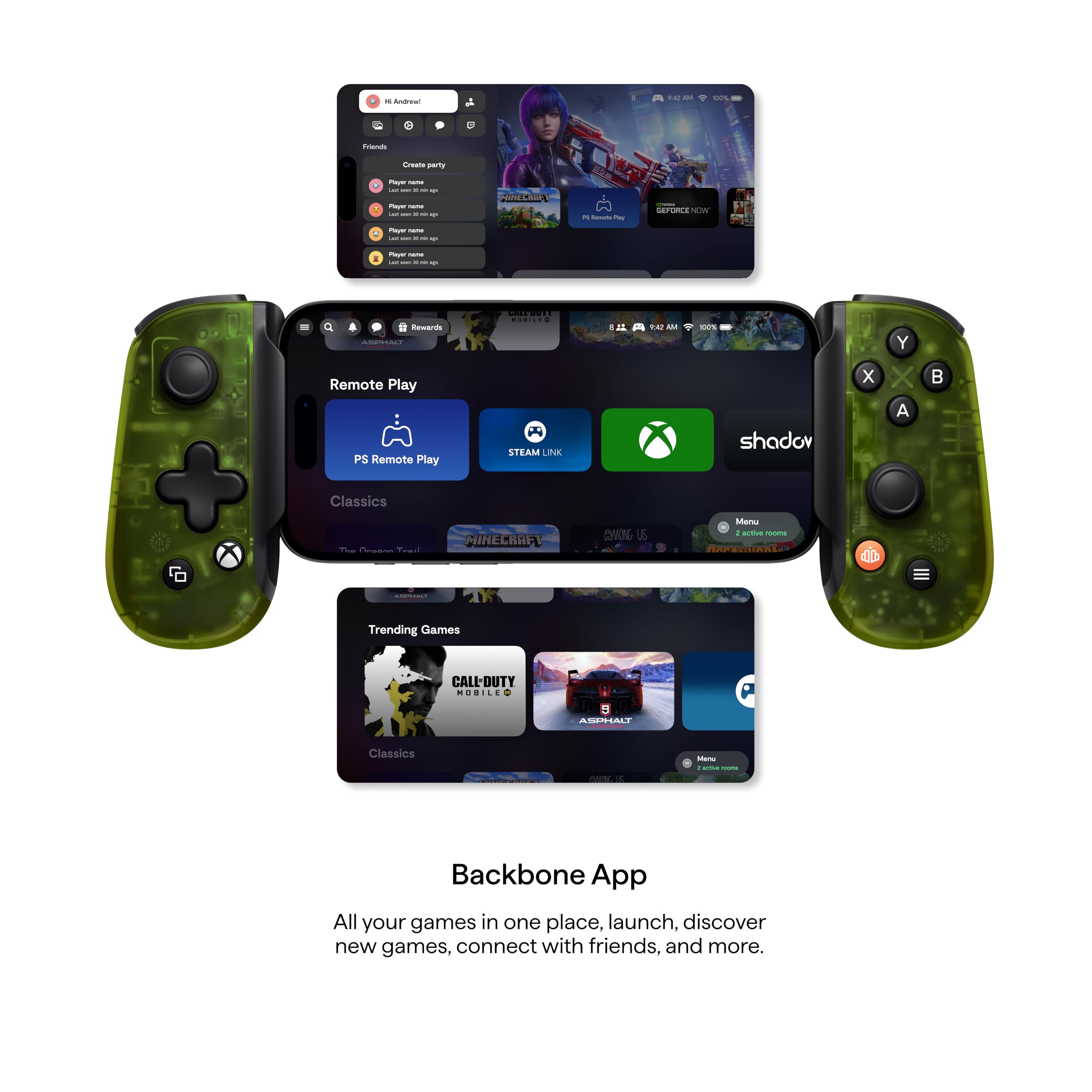 BACKBONE One Mobile Gaming Controller Xbox Edition – USB-C Phone